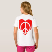 Vrede en Liefde T-shirt (Achterkant volledig)
