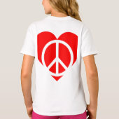 Vrede en Liefde T-shirt (Achterkant)