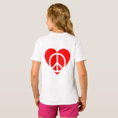 Vrede en Liefde T-shirt (Achterkant volledig)