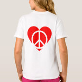 Vrede en Liefde T-shirt (Achterkant)