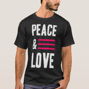 Vrede en liefde t-shirt