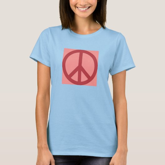 Vrede en liefde t-shirt (Voorkant)