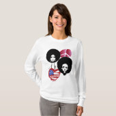 vrede en liefde t-shirt (Voorkant volledig)