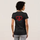 Vrede en liefde t-shirt (Achterkant volledig)