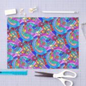 vrede en liefde tissuepapier (Craft)