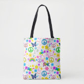 Vrede en liefde tote bag (Voorkant)