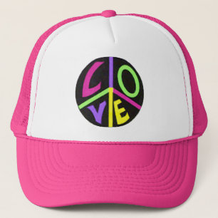 Vrede en liefde trucker pet