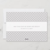 Vrede en Liefde Vakantie Fotokaart Feestdagenkaart (Achterkant)