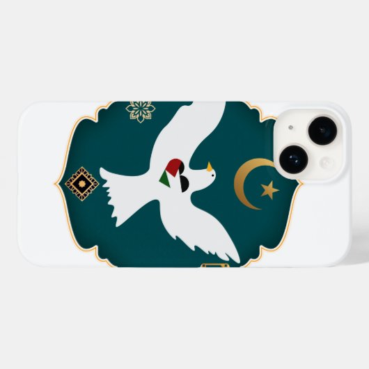 Vrede en liefde voor Palestina Case-Mate iPhone Case (Achterkant (horizontaal))