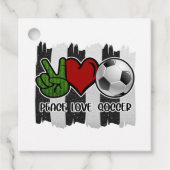 Vrede en liefde voor voetgangers bedankjes labels (Voorkant)