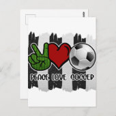 Vrede en liefde voor voetgangers briefkaart (Voorkant / Achterkant)