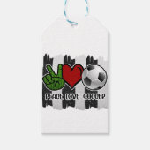 Vrede en liefde voor voetgangers cadeaulabel (Voorkant)