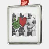 Vrede en liefde voor voetgangers metalen ornament (Links)