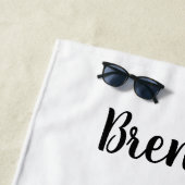 Vrede en liefde voor voetgangers strandlaken (In situ)