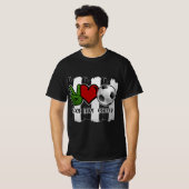 Vrede en liefde voor voetgangers t-shirt (Voorkant volledig)
