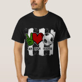 Vrede en liefde voor voetgangers t-shirt (Voorkant)