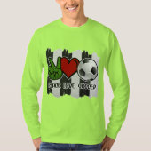 Vrede en liefde voor voetgangers t-shirt (Voorkant)