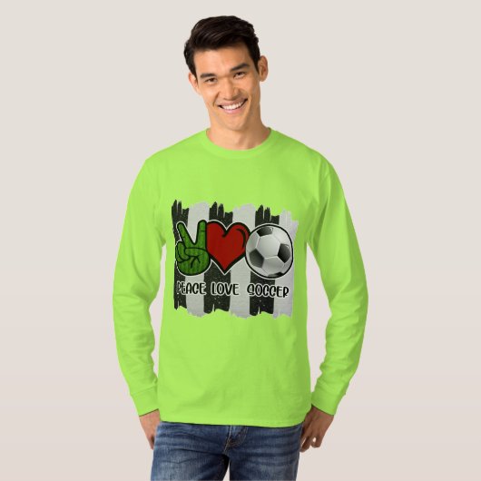 Vrede en liefde voor voetgangers t-shirt (Voorkant volledig)