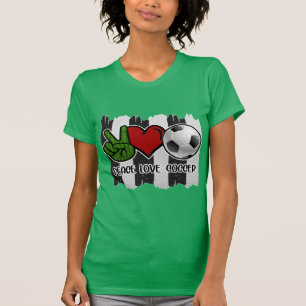 Vrede en liefde voor voetgangers t-shirt