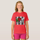 Vrede en liefde voor voetgangers t-shirt (Voorkant volledig)