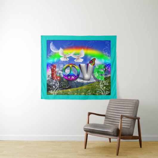 Vrede en Liefde Wandkleed (In Situ (horizontaal))