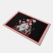 Vrede en liefde wonen hier deurmat (Schuin)