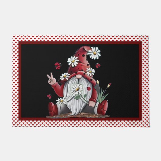 Vrede en liefde wonen hier deurmat (Voorkant)