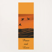 Vrede en Liefde Yoga Mat (Achterkant)