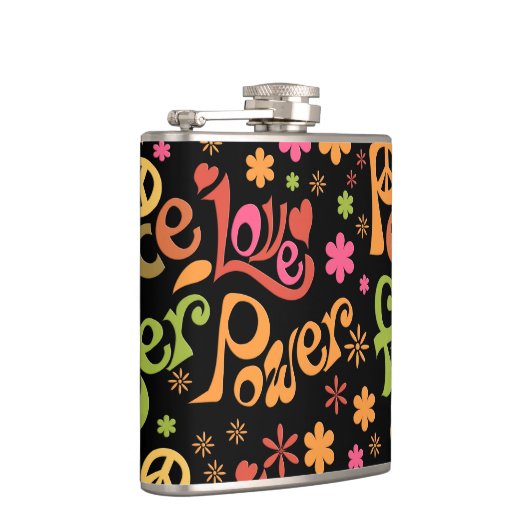 Vrede- en liefdespatroon heupfles (Rechts)