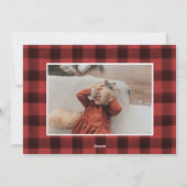 Vrede- en liefdespenseel met foto's feestdagenkaart (Achterkant)