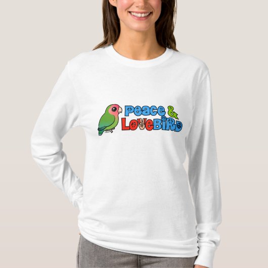Vrede en Lovebird T-shirt (Voorkant)