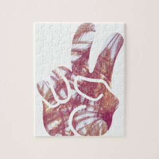 Vrede- en palmbomen legpuzzel