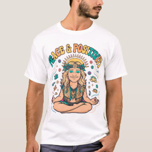 Vrede En Positiviteit Hippie T-shirt