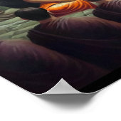 Vrede en rust Boeddha-schildering Poster (Hoek)