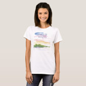 vrede en sereniteit t-shirt (Voorkant volledig)