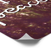 Vrede en stil Inspirerend Poster (Hoek)