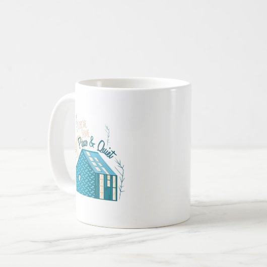 Vrede en stil koffiemok (Voorkant links)