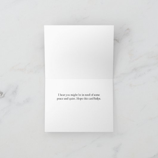 Vrede en stille kaart (Binnen)