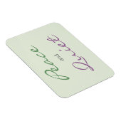 Vrede en stille woorden magneet (Rechterzijde)