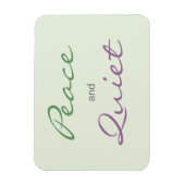 Vrede en stille woorden magneet (Verticaal)