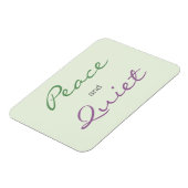 Vrede en stille woorden magneet (Linkerzijde)