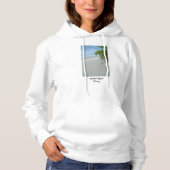 Vrede en stilte op Sanibel Island Hoodie (Voorkant)