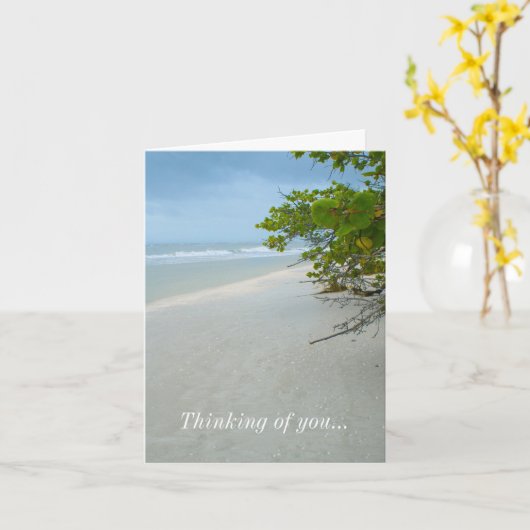 Vrede en stilte op Sanibel Island Kaart (Gele Bloem)