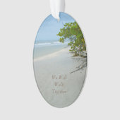 Vrede en stilte op Sanibel Island Oval Ornament (voorkant)