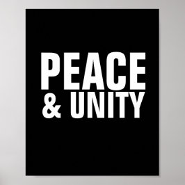 VREDE EN UNITY Poster