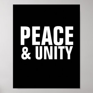 VREDE EN UNITY Poster