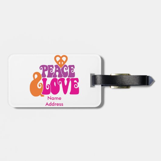 VREDE EN VERLIES BAGAGELABEL (Achterkant horizontaal)