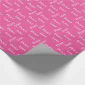 VREDE EN VERLIES Roze ompakt papier (Hoek)