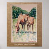 Vrede en voldoende geschilderd in Ierland Poster (Voorkant)