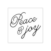 Vrede en vrede rubberstempel (Afrduk)